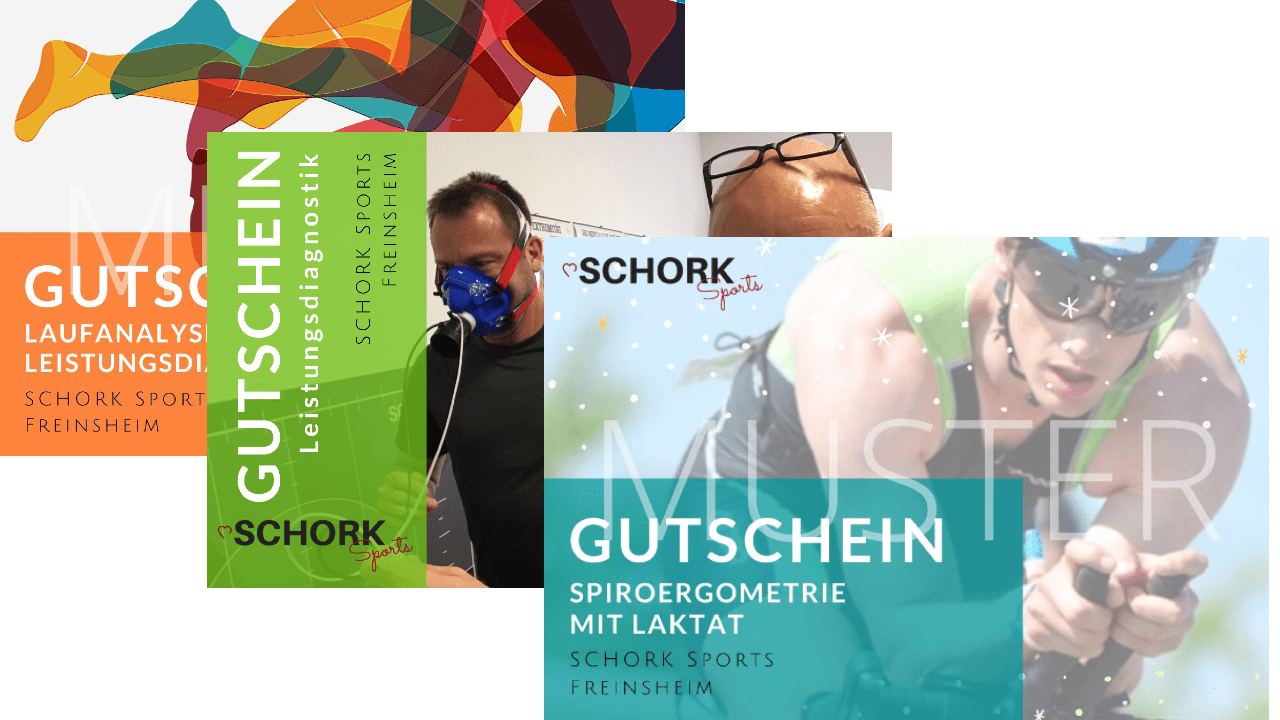 Gutschein Laufanalyse - Leistungsdiagnostik - EMS Training - SCHORK Sports
