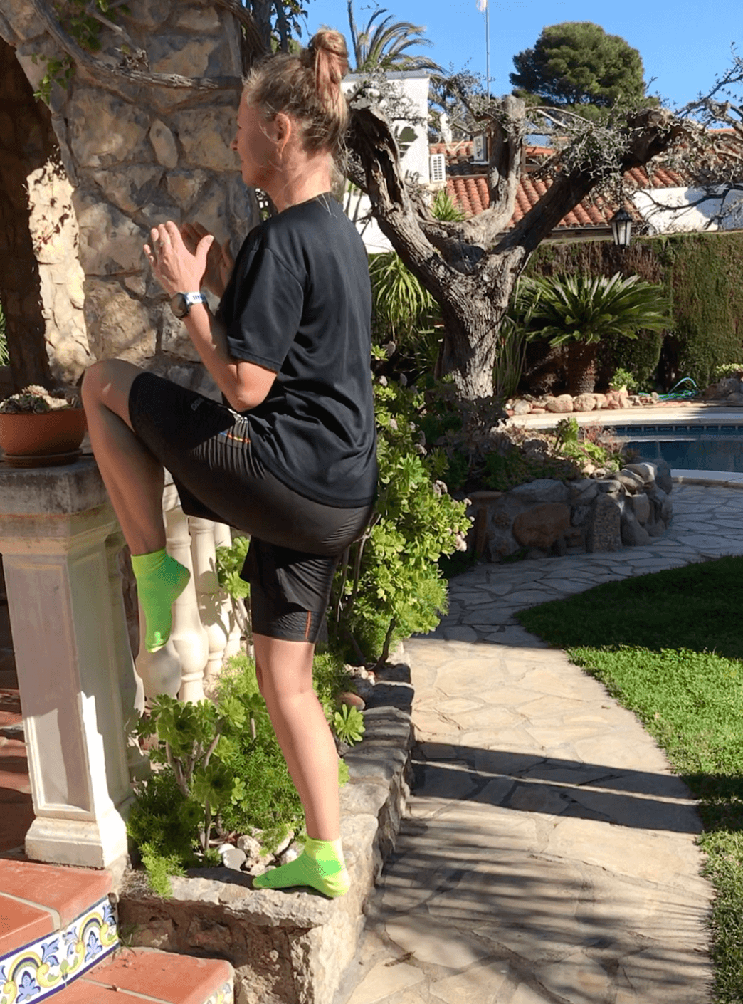 Step up - Abduktoren-Übung