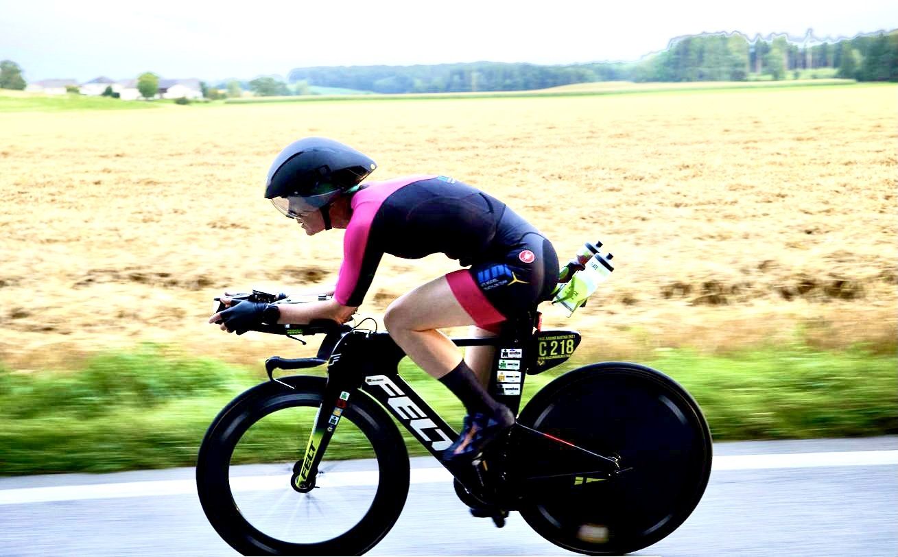 RAA Challenge 2021 - 2timesU - Uta Knape auf ihrem Zeitfahrrad auf dem Weg nach Schärding | SCHORK Sports RAA Challenge 2021 - 2timesU - Uta Knape auf ihrem Zeitfahrrad | SCHORK Sports